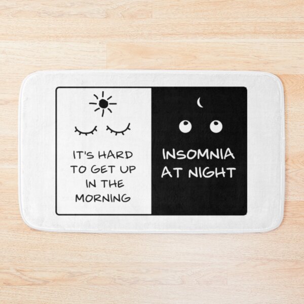 Item preview, Day And Night Sleep Struggle Funny Quote designed and sold by Rolymacater.