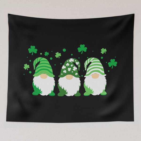 Item preview, St Patricks Day Lucky Gnomes Clover designed and sold by SanTiOmal.