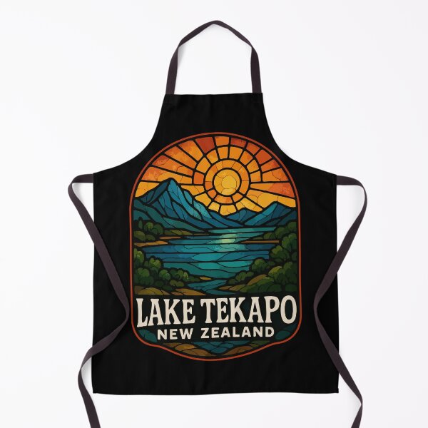 Item preview, Lake Tekapo Travel Stained Glass Art designed and sold by TomFrontierArt.