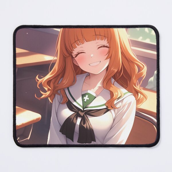 Item preview, Saori Takebe Girls Und Panzer Classroom Cute Smile designed and sold by earlobejerk.