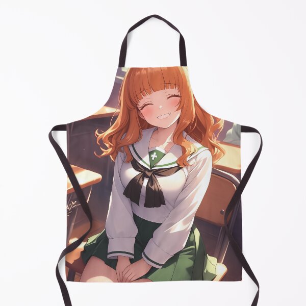 Item preview, Saori Takebe Girls Und Panzer Classroom Cute Smile designed and sold by earlobejerk.