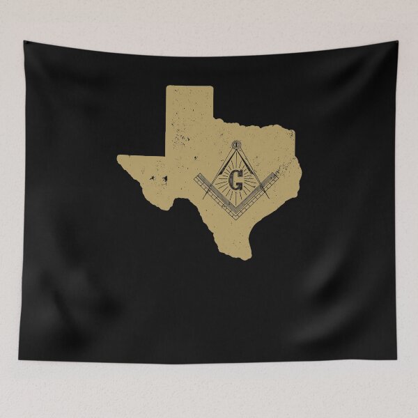 Artikelvorschau, Texas Freimaurer Shirt mit Freimaurer Square & Compass entworfen und verkauft von shoppzee.