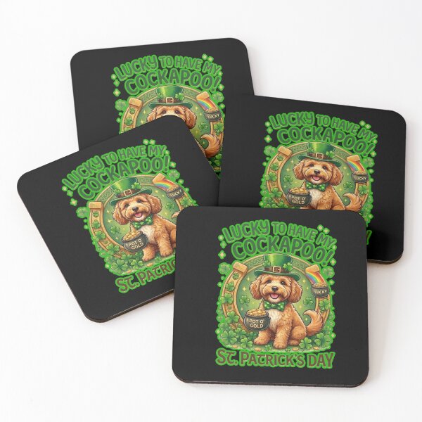 Item preview, Lucky to Have My Cockapoo - St. Patrick's Day designed and sold by RNTStudio.