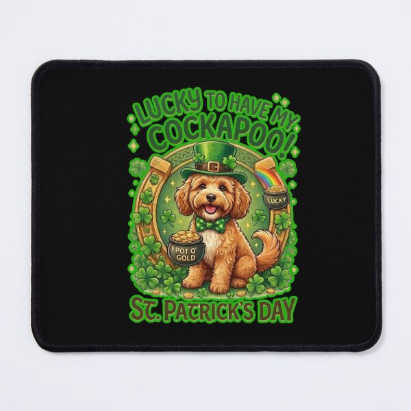 Item preview, Lucky to Have My Cockapoo - St. Patrick's Day designed and sold by RNTStudio.