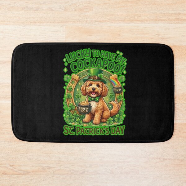 Item preview, Lucky to Have My Cockapoo - St. Patrick's Day designed and sold by RNTStudio.