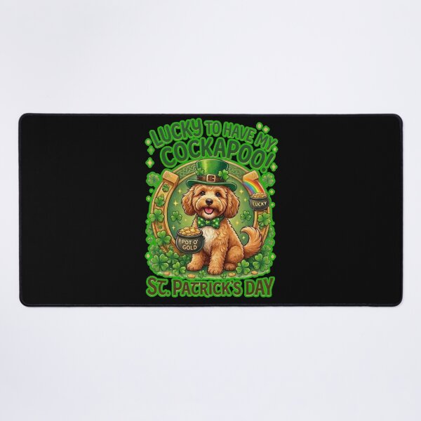 Item preview, Lucky to Have My Cockapoo - St. Patrick's Day designed and sold by RNTStudio.