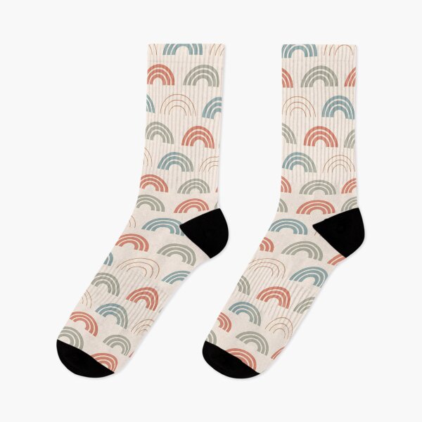 Item preview, Scandinavian Rainbow Arch Pattern – Minimalist Boho Geometric Design designed and sold by Lumora Realm.