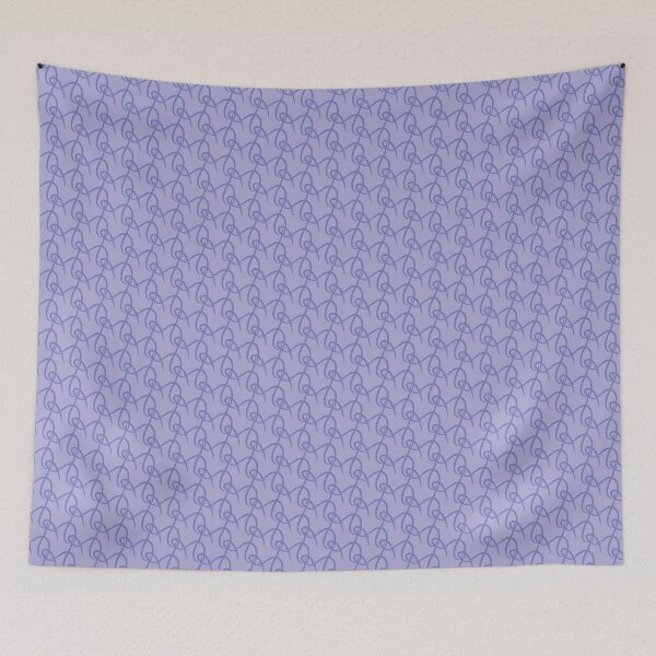 Item preview, Abstract Threads Pattern - Bluebells designed and sold by Daniel Bevis Design.