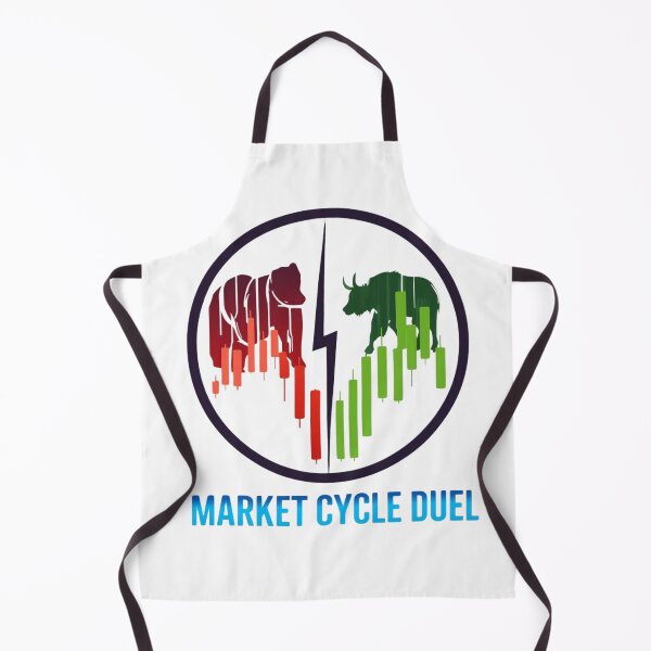 Item preview, Market Cycle Duel Bull Bear Shirt  designed and sold by KapiPrint.