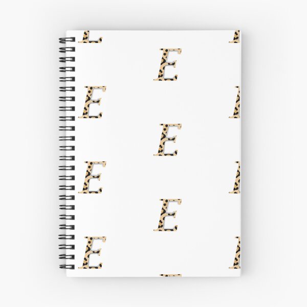Item preview, Letter E with leopard pattern designed and sold by LilasStyle.
