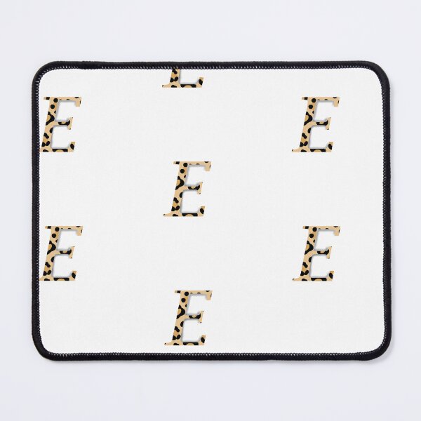 Item preview, Letter E with leopard pattern designed and sold by LilasStyle.