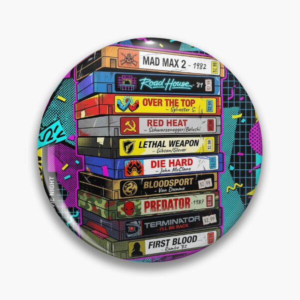 Item preview, retro action movie night designed and sold by Gene Arts.