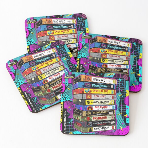 Item preview, retro action movie night designed and sold by Gene Arts.
