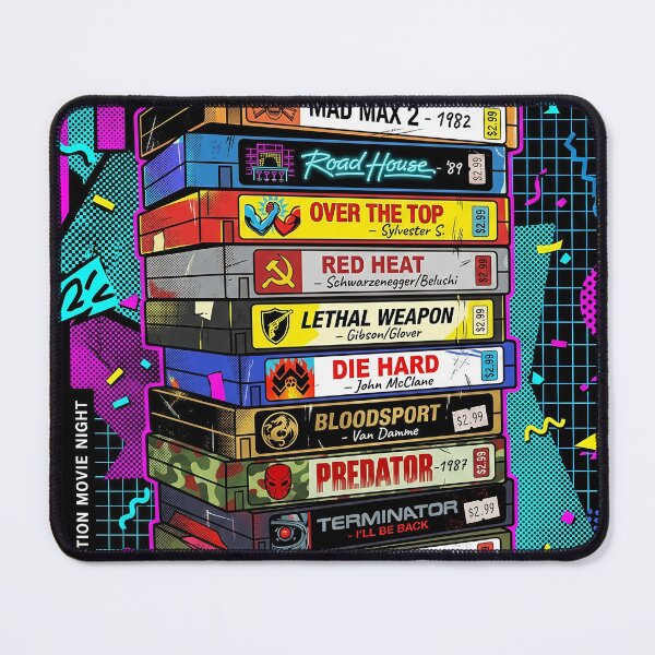 Item preview, retro action movie night designed and sold by Gene Arts.
