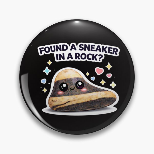 Item preview, Rock Shoe Meme Sticker – Funny Stone Sneaker designed and sold by tokyoboyart.