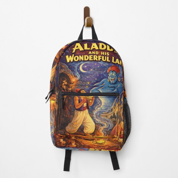 Item preview, Aladdin and the Magic Lamp: Aesthetic Fairy Tale Book Illustration designed and sold by Mauswohn.