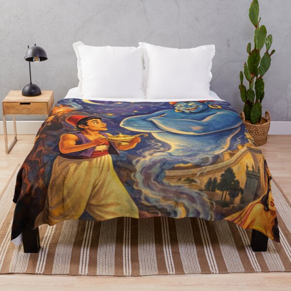Item preview, Aladdin and the Magic Lamp: Aesthetic Fairy Tale Book Illustration designed and sold by Mauswohn.