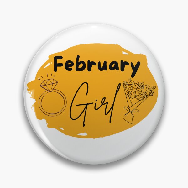 Item preview, February Girl Design with valentine icon designed and sold by LilasStyle.