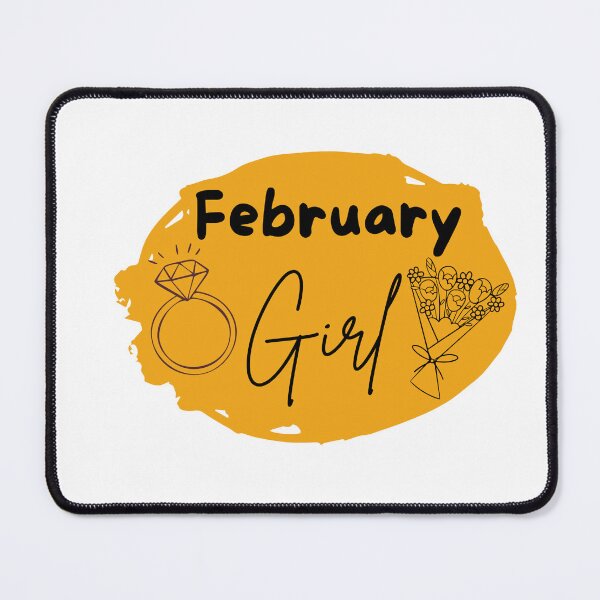 Item preview, February Girl Design with valentine icon designed and sold by LilasStyle.