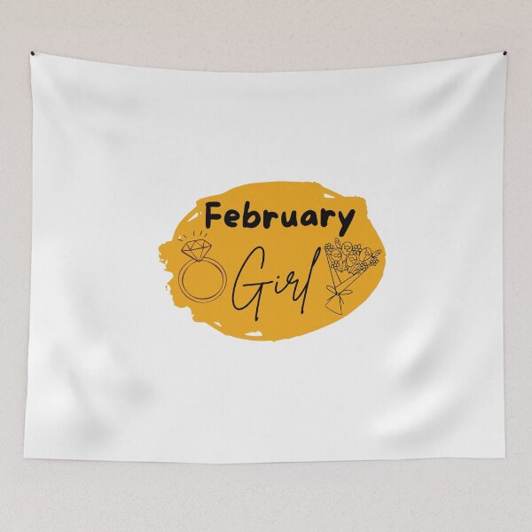 Item preview, February Girl Design with valentine icon designed and sold by LilasStyle.