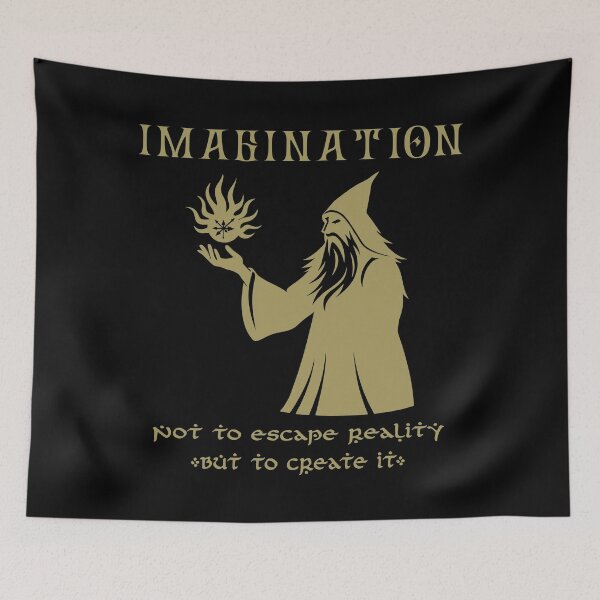 Item preview, Imagination: Not to Escape Reality, but to Create It – Chaos Magick Wizard designed and sold by R-A Designs.