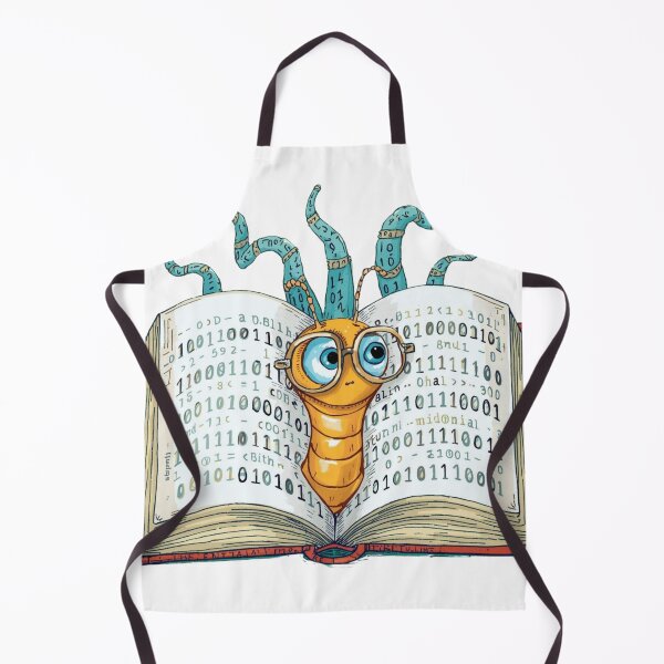 Item preview, Bookworm Binary: Pages in 01 Code designed and sold by RDproject.