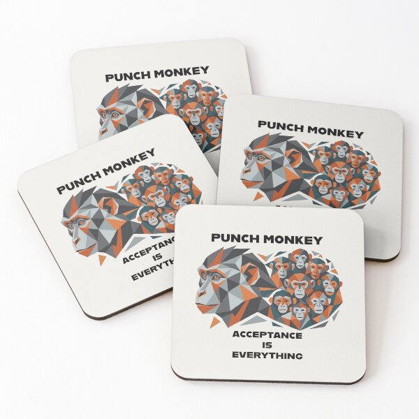 Item preview, Punch Monkey Acceptance is Everything Geometric Mosaic Emblem designed and sold by Custom Crest.