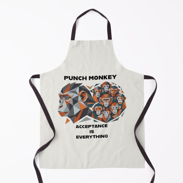 Item preview, Punch Monkey Acceptance is Everything Geometric Mosaic Emblem designed and sold by Custom Crest.