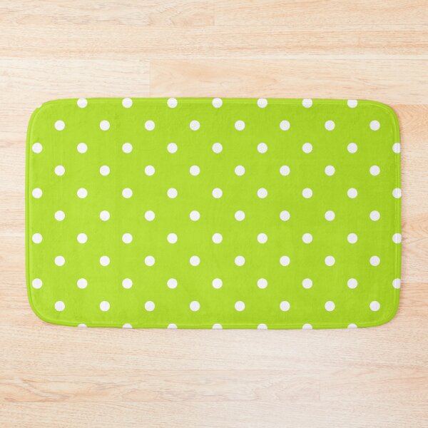 Item preview, Neon Lime Green and White Polka dots  designed and sold by POLKAIWERX.
