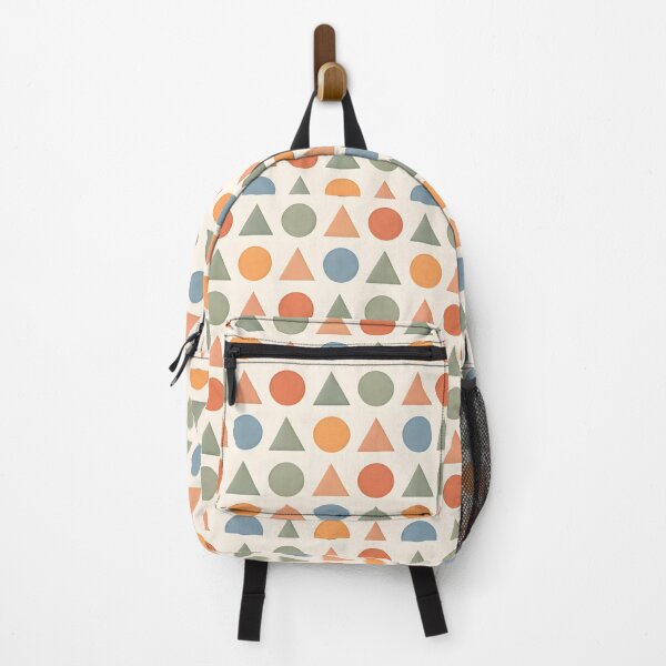 Item preview, Scandinavian Geometric Circle and Triangle Pattern – Minimalist Nordic Design designed and sold by Lumora Realm.