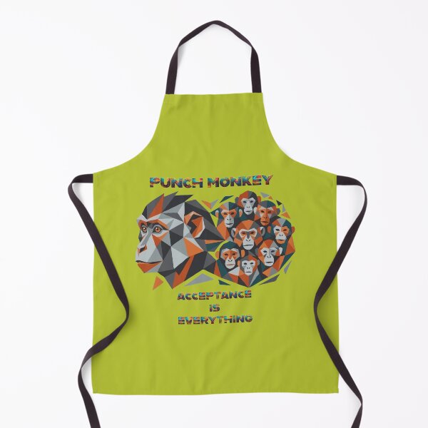Item preview, Punch Monkey Acceptance is Everything Geometric Mosaic Emblem designed and sold by Custom Crest.