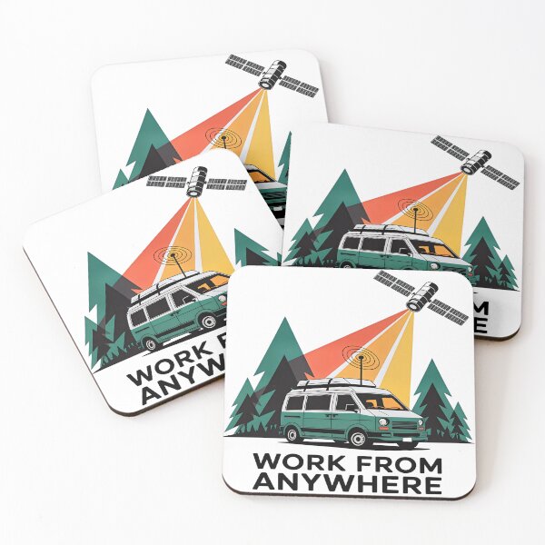 Item preview, Work From Anywhere Van Life Aesthetic – Digital Nomad Remote Work Camper Graphic designed and sold by simorobio.