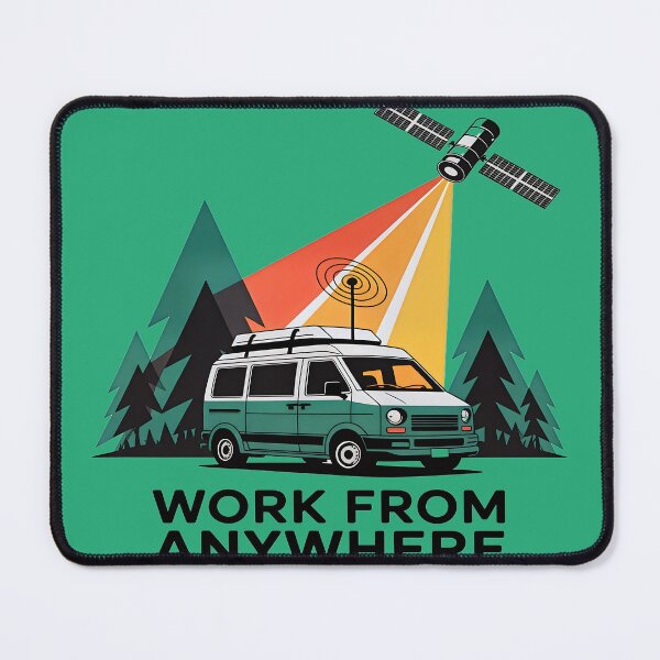 Item preview, Work From Anywhere Van Life Aesthetic – Digital Nomad Remote Work Camper Graphic designed and sold by simorobio.