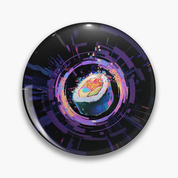 Artikelvorschau, Futuristischer Glitch Sushi Roll Burst entworfen und verkauft von Christian Weiss.