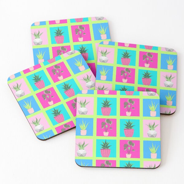Item preview, Crazy Plant Lady Pattern in Lime Green designed and sold by Ink & Print Store .