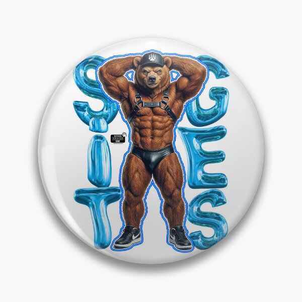 Item preview, Sitges Bear Pride Blue Neon designed and sold by sitgesbearsgay.