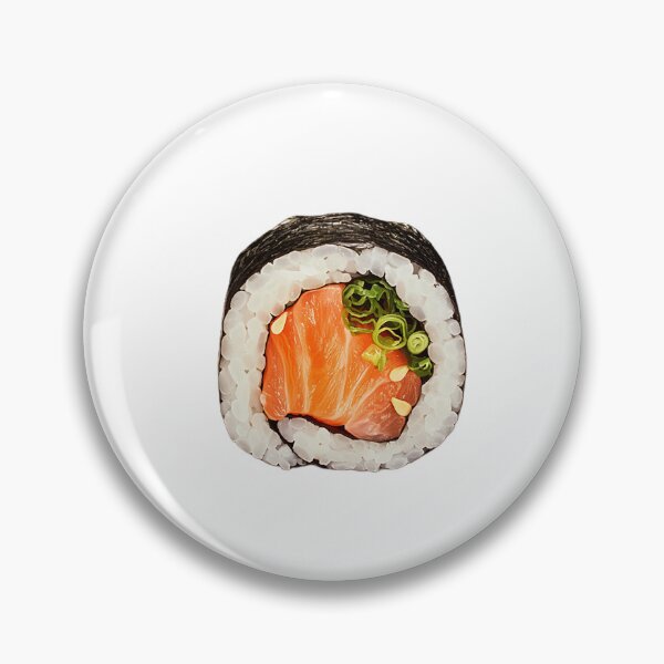 Item preview, Minimal Salmon Maki Sushi Slice designed and sold by Christian Weiss.