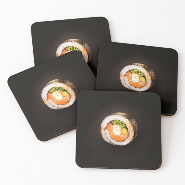 Item preview, Gourmet Salmon Avocado Maki Roll designed and sold by Christian Weiss.