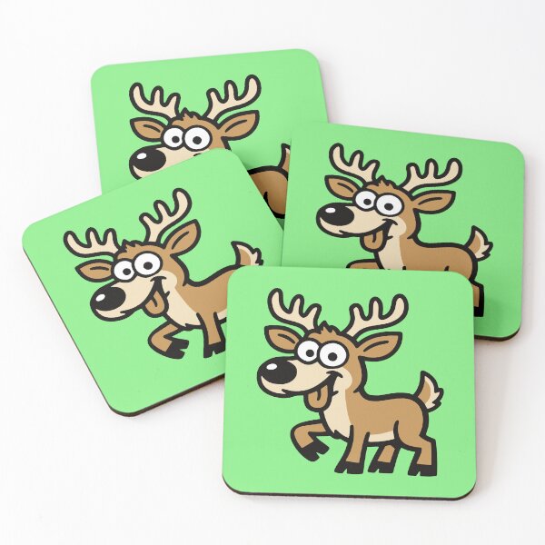 Item preview, Funny Cartoon Deer Silly Face designed and sold by SnappyPNG.