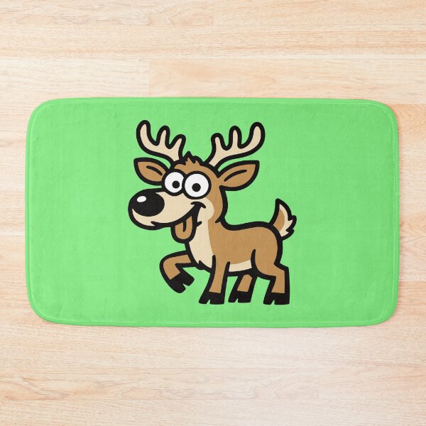 Item preview, Funny Cartoon Deer Silly Face designed and sold by SnappyPNG.