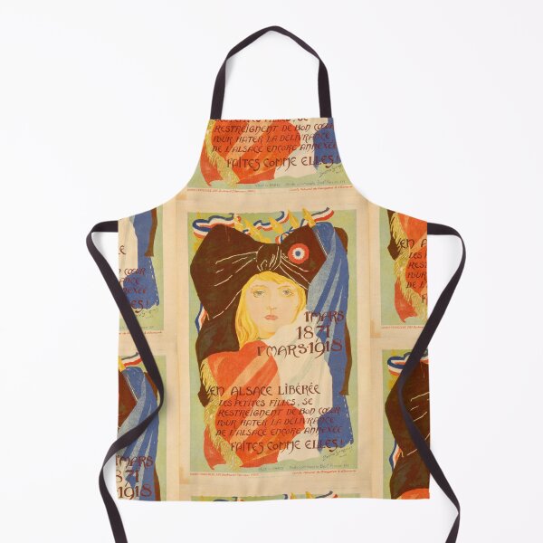 Item preview, Vintage Alsace French Poster | Nationalism & Cultural Identity Art | Beatrix Grognuz 1918 | Art Nouveau Home Decor designed and sold by artofuniverse.