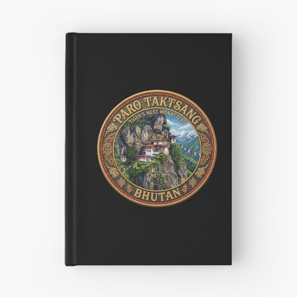 Item preview, Paro Taktsang, Bhutan – Monastery & Prayer Flags designed and sold by Girih.