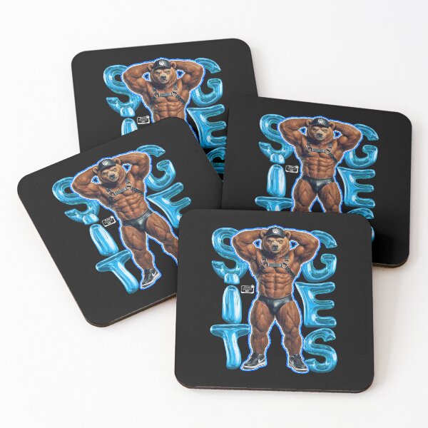 Item preview, Sitges Bear Pride Blue Neon designed and sold by sitgesbearsgay.