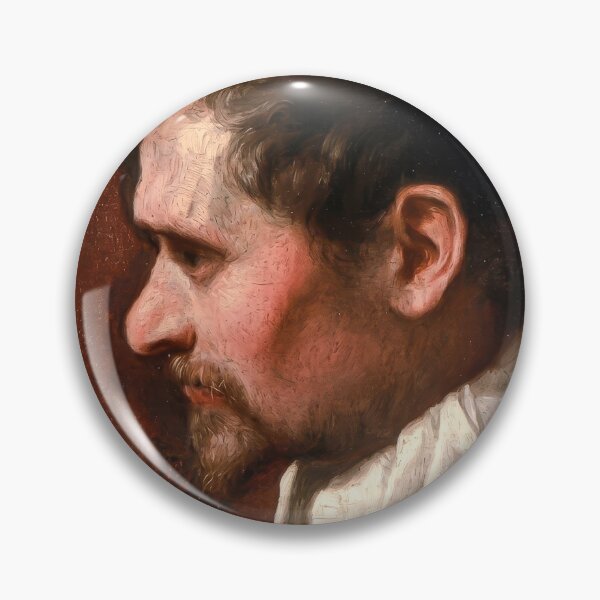 Item preview, Self Portrait in Profile Annibale Carracci Baroque Painting designed and sold by TheSoulOfArt.