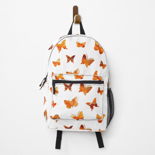 Item preview, Watercolor Orange Butterflies in Decorative Circle designed and sold by katifinell.