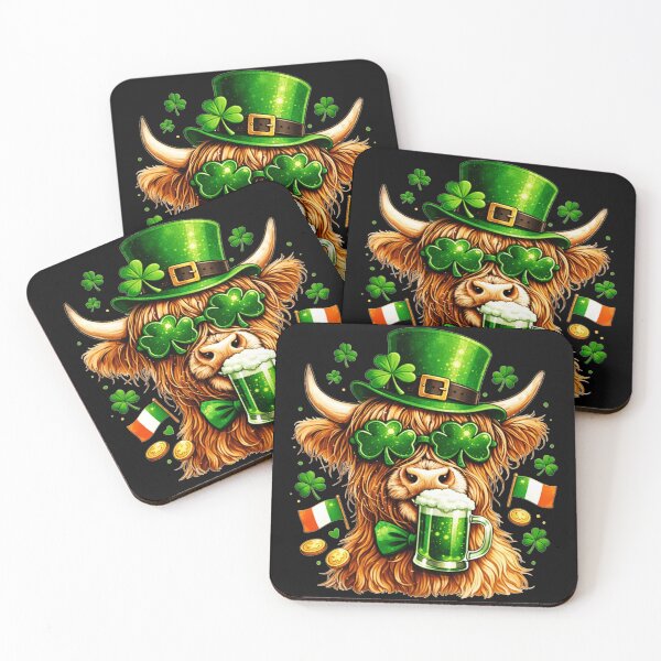 Item preview, Highland Cow St Patricks Day Irish Celebration designed and sold by SanTiOmal.