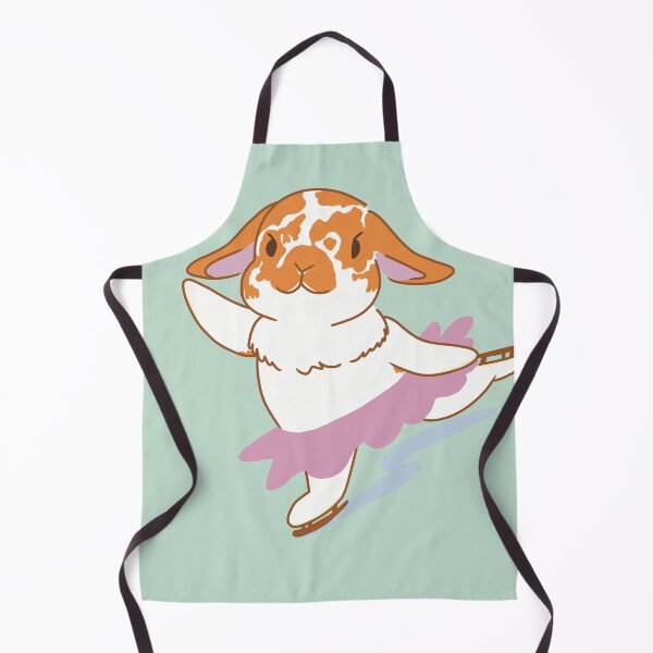 Item preview, Broken Orange Holland Lop Ice skating Bunny designed and sold by tayaan.