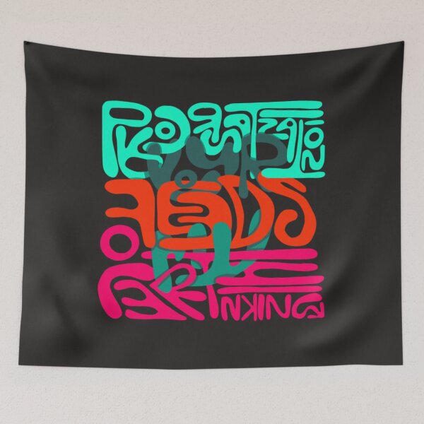 Item preview, Be Your Best Abstract Colorful Graffiti Typography designed and sold by Bonahelia.