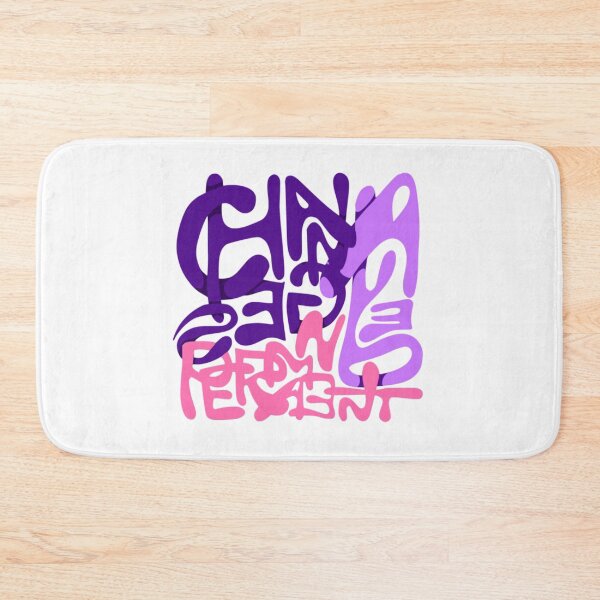 Item preview, Change Perspective Abstract Purple Liquid Typography designed and sold by Bonahelia.