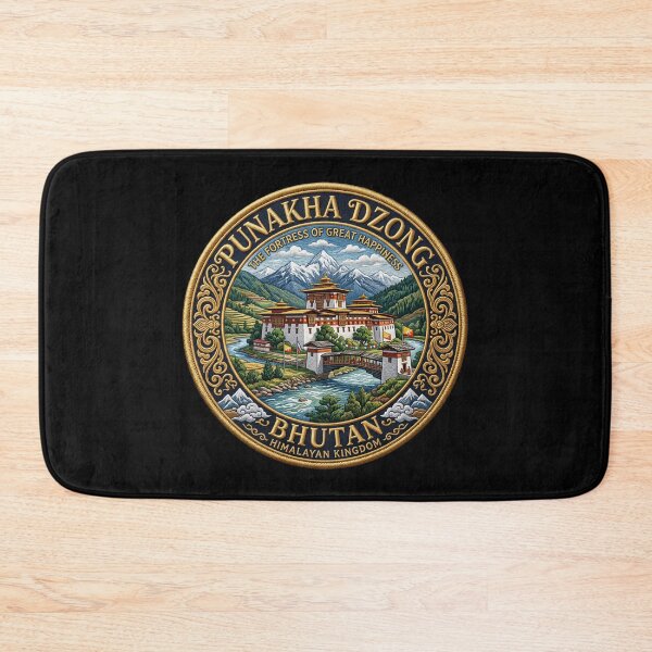 Item preview, Punakha Dzong, Bhutan – monastery fortress, river & Himalayas designed and sold by Girih.